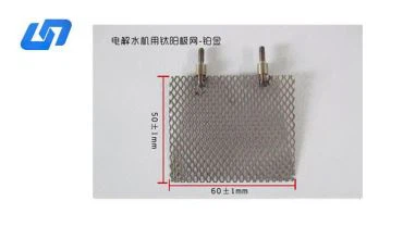 Titanium Pt elektrode til vandionisator
